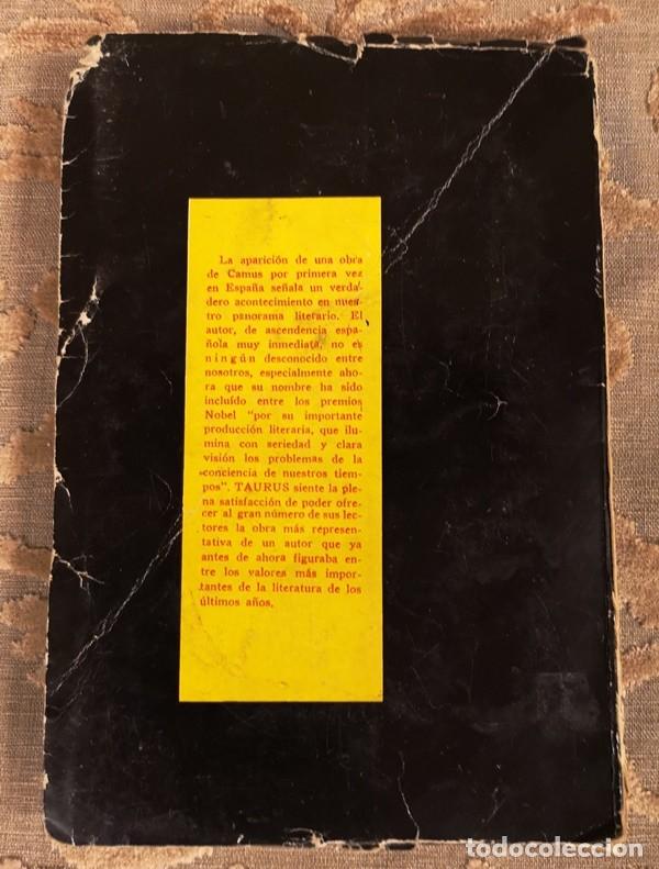 Libros de segunda mano: La Peste de Albert  Cam&uacute;s Primera Edici&oacute;n Taurus - Foto 2