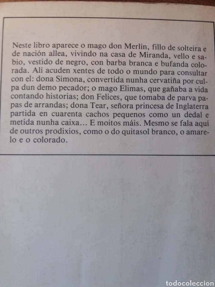 Libros de segunda mano: Merl&iacute;n e familia ( galego) - Foto 3