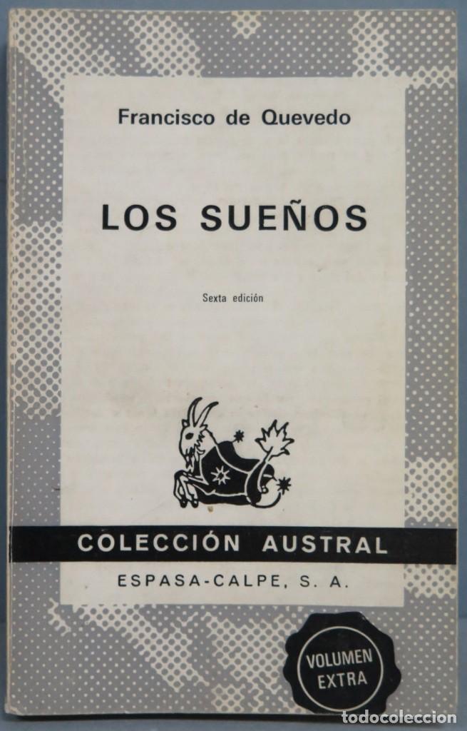 Libros de segunda mano: 1974.- LOS SUE&Ntilde;OS. QUEVEDO. AUSTRAL - Foto 1