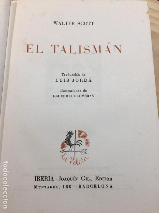 Libros de segunda mano: El Talism&aacute;n - Walter Scott - Foto 4