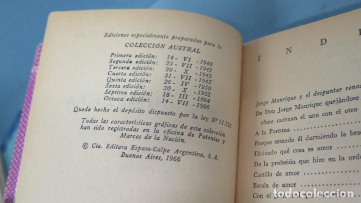 Libros de segunda mano: 1966.- OBRA COMPLETA. MANRIQUE. AUSTRAL - Foto 2