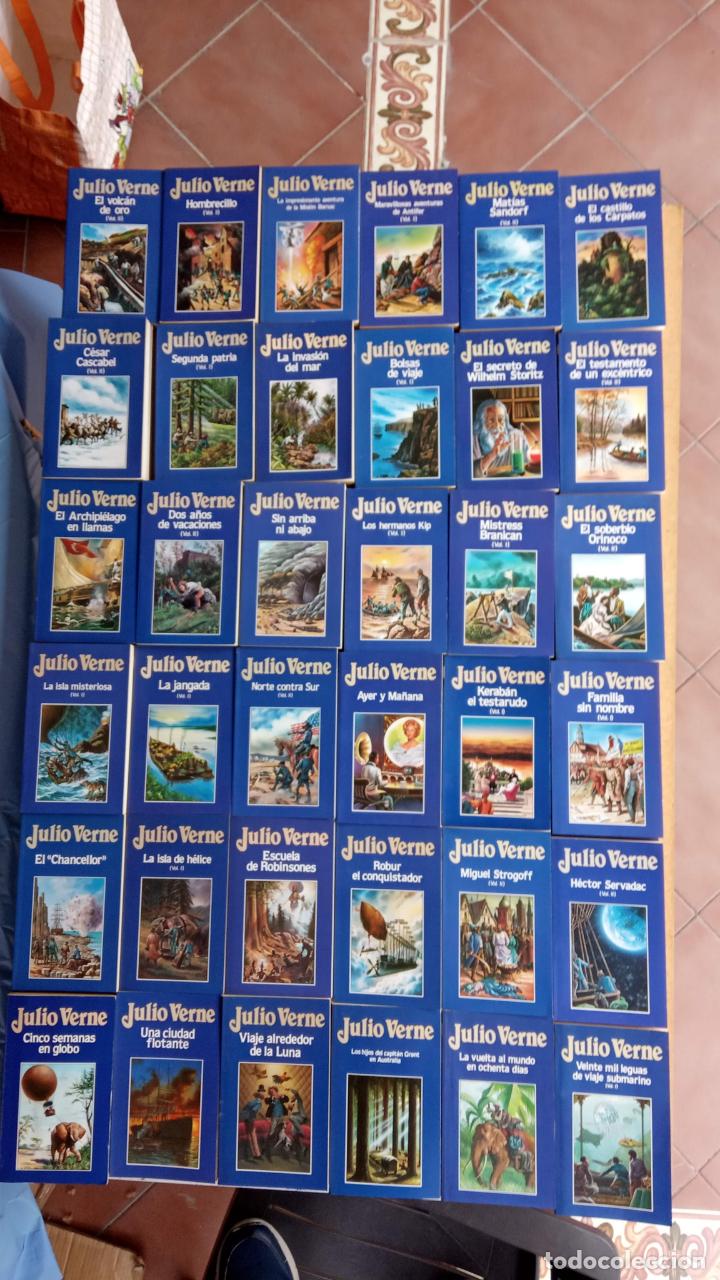Libros de segunda mano: XA - JULIO VERNE - 100 LIBROS EDITORIAL ORBIS 1986 - completa - Foto 8