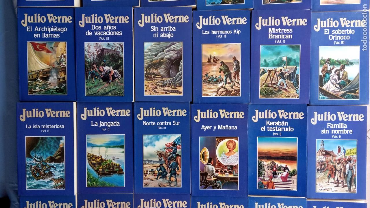 Libros de segunda mano: XA - JULIO VERNE - 100 LIBROS EDITORIAL ORBIS 1986 - completa - Foto 9