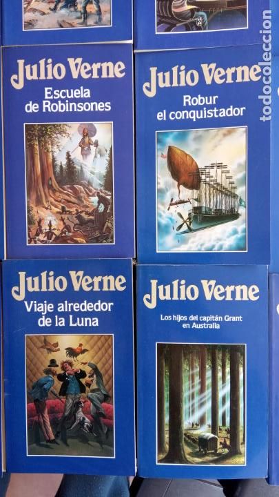 Libros de segunda mano: XA - JULIO VERNE - 100 LIBROS EDITORIAL ORBIS 1986 - completa - Foto 12