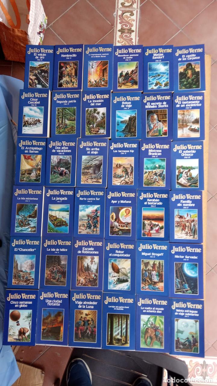 Libros de segunda mano: XA - JULIO VERNE - 100 LIBROS EDITORIAL ORBIS 1986 - completa - Foto 15