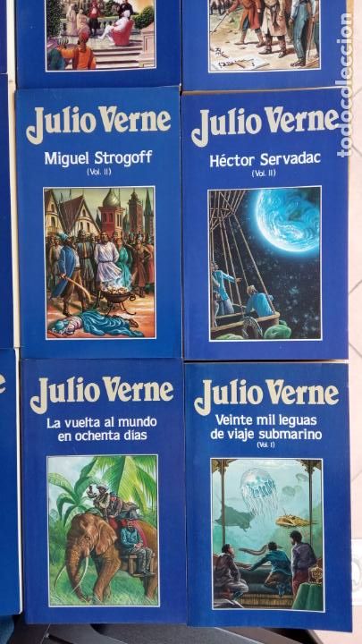 Libros de segunda mano: XA - JULIO VERNE - 100 LIBROS EDITORIAL ORBIS 1986 - completa - Foto 17