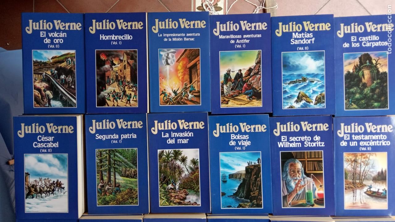 Libros de segunda mano: XA - JULIO VERNE - 100 LIBROS EDITORIAL ORBIS 1986 - completa - Foto 24