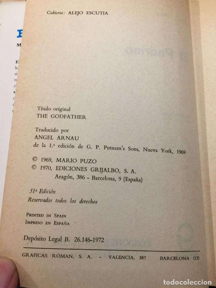 Libros de segunda mano: EL PADRINO - MARIO PUZO - Foto 4