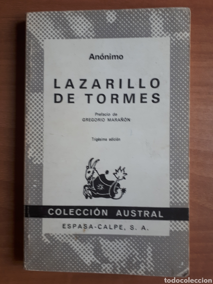 Libros de segunda mano: LAZARILLO DE TORMES. COL. AUSTRAL - Foto 1