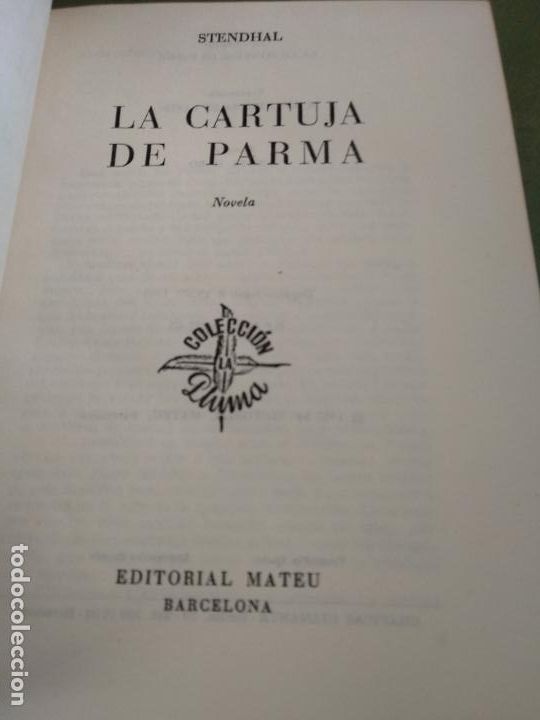 Libros de segunda mano: Stendhal, La cartuja de Parma, Ed. Mateu - Foto 2