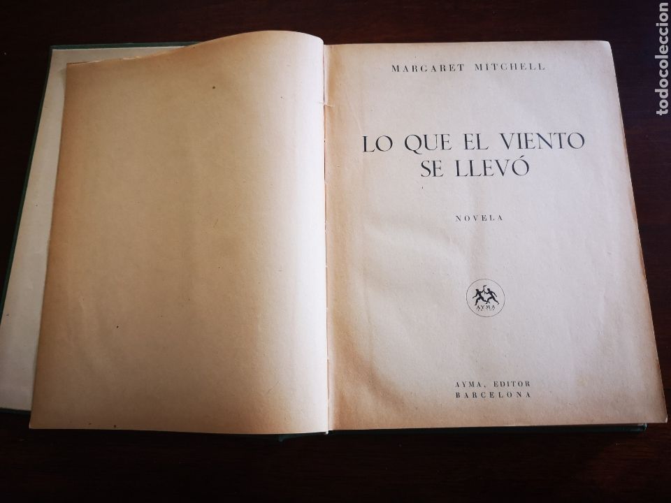 Libros de segunda mano: Lo que el viento se llev&oacute;. Margaret Mitchell 1949 cuarta edici&oacute;n - Foto 8