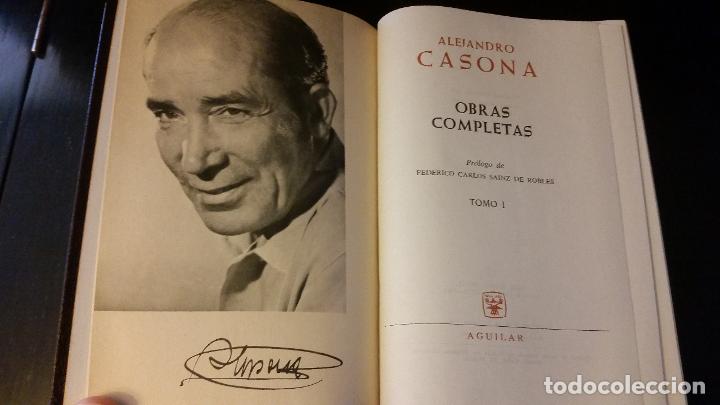 Libros de segunda mano: 1963 - alejandro casona - OBRAS COMPLETAS - 2 TOMOS, AGUILAR - Foto 2