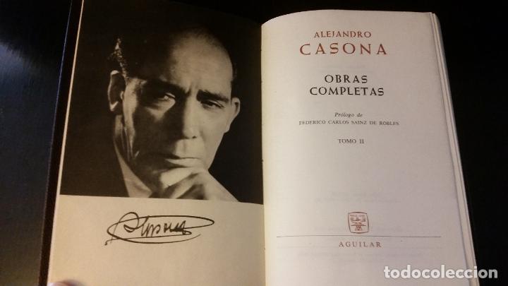 Libros de segunda mano: 1963 - alejandro casona - OBRAS COMPLETAS - 2 TOMOS, AGUILAR - Foto 3