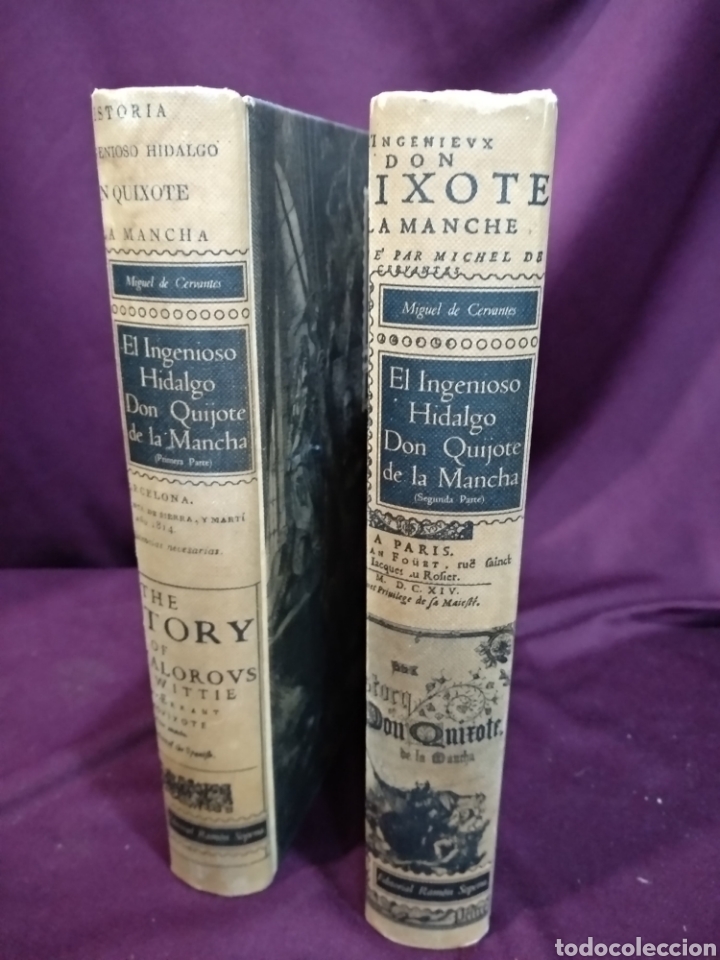 Libros de segunda mano: Don quijote de la mancha, 2 tomos, Biblioteca Hispania 1973 - Foto 2