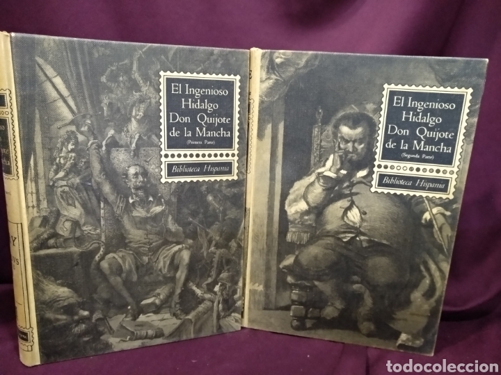 Libros de segunda mano: Don quijote de la mancha, 2 tomos, Biblioteca Hispania 1973 - Foto 1
