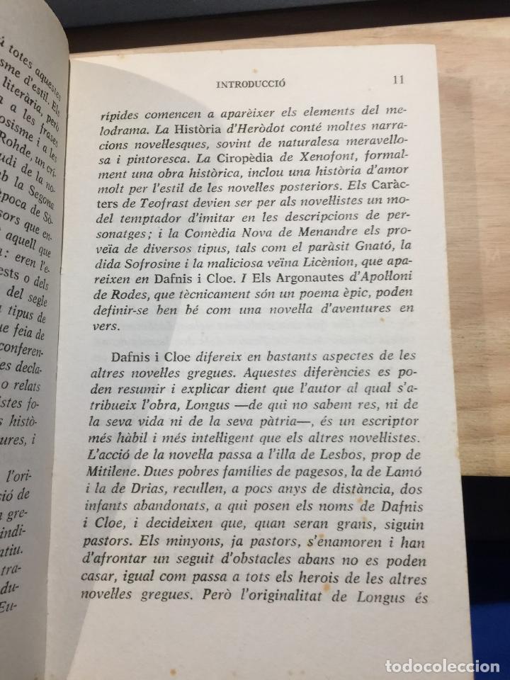 Libros de segunda mano: DAFNIS I CLOE. LONGUS. - Foto 3