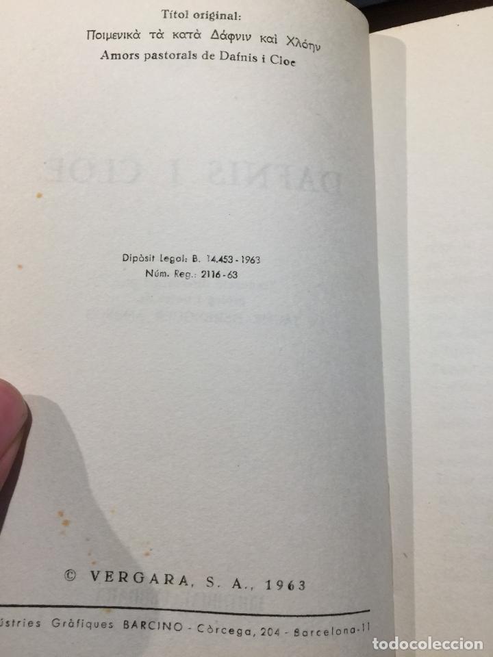 Libros de segunda mano: DAFNIS I CLOE. LONGUS. - Foto 4
