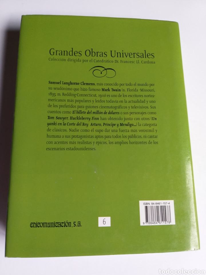 Libros de segunda mano: Selecci&oacute;n de cuentos de Mark Twain . . Edicomunicaci&oacute;n 2003 - Foto 3