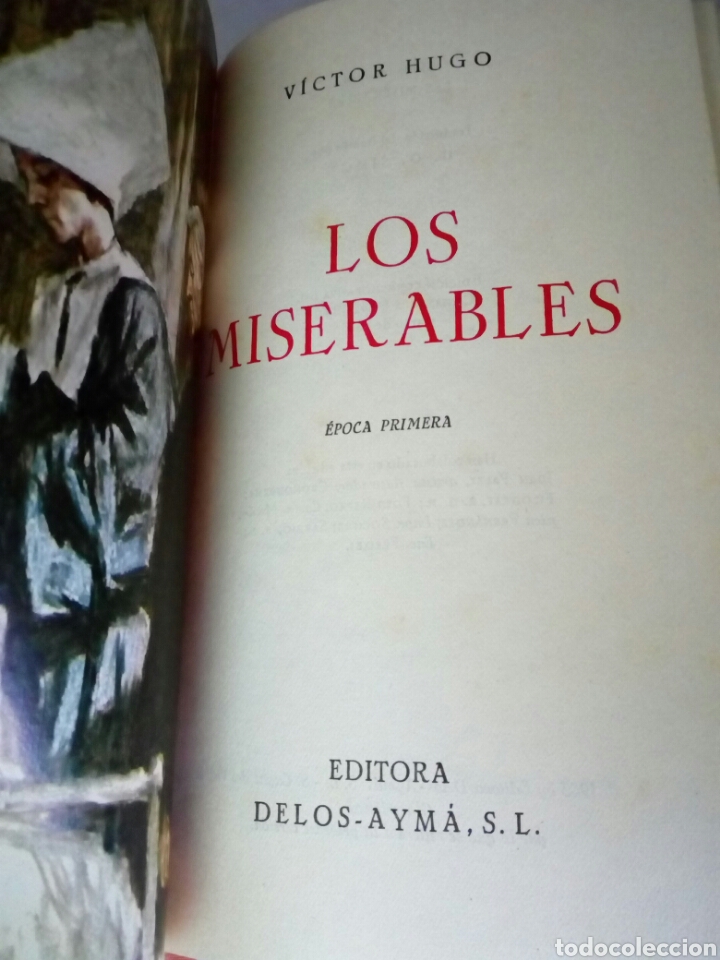 Libros de segunda mano: Los miserables V&iacute;ctor Hugo 1 y 2 - Foto 4