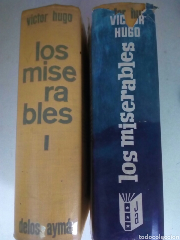 Libros de segunda mano: Los miserables V&iacute;ctor Hugo 1 y 2 - Foto 1