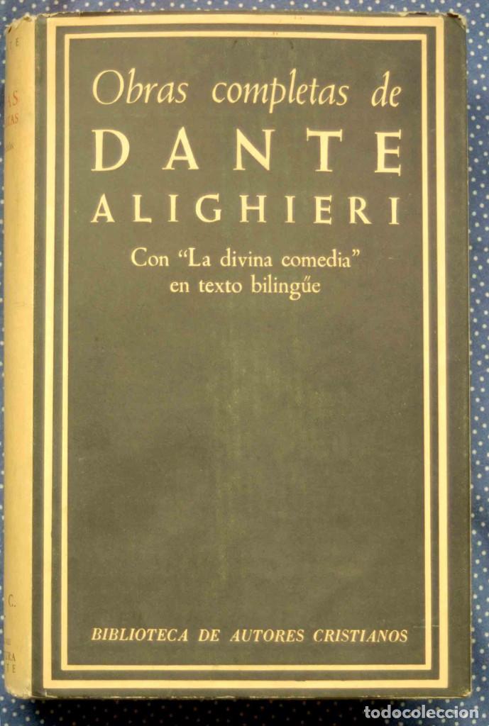 obras completas de dante alighieri con la divin Comprar Livros