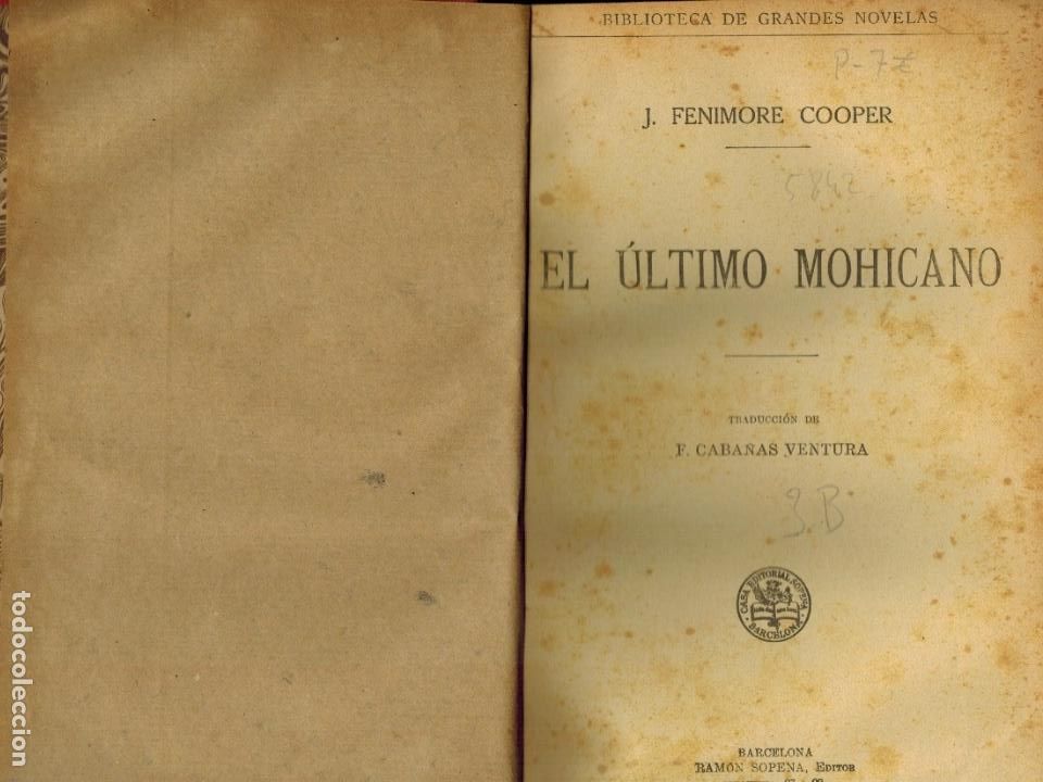 Libros de segunda mano: EL &Uacute;LTIMO MOHICANO - Foto 1