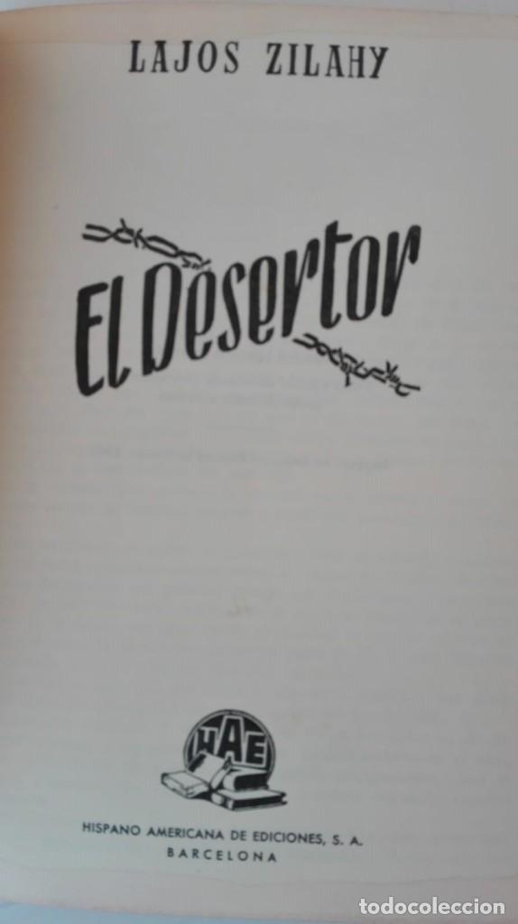 Libros de segunda mano: El desertor. Autor: Lajos Zilahy - Foto 2