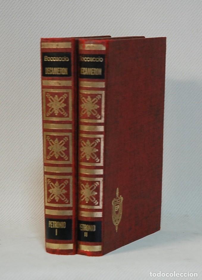 Libros de segunda mano: LMV - BOCCACCIO. EL DECAMERON DOS TOMOS. EDICIONES PETRONIO. 1968 - Foto 1