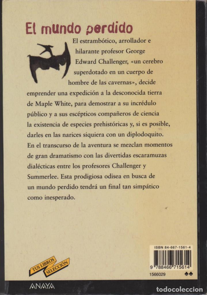 Libros de segunda mano: EL MUNDO PERDIDO. ARTHUR CONAN DOYLE - Foto 2