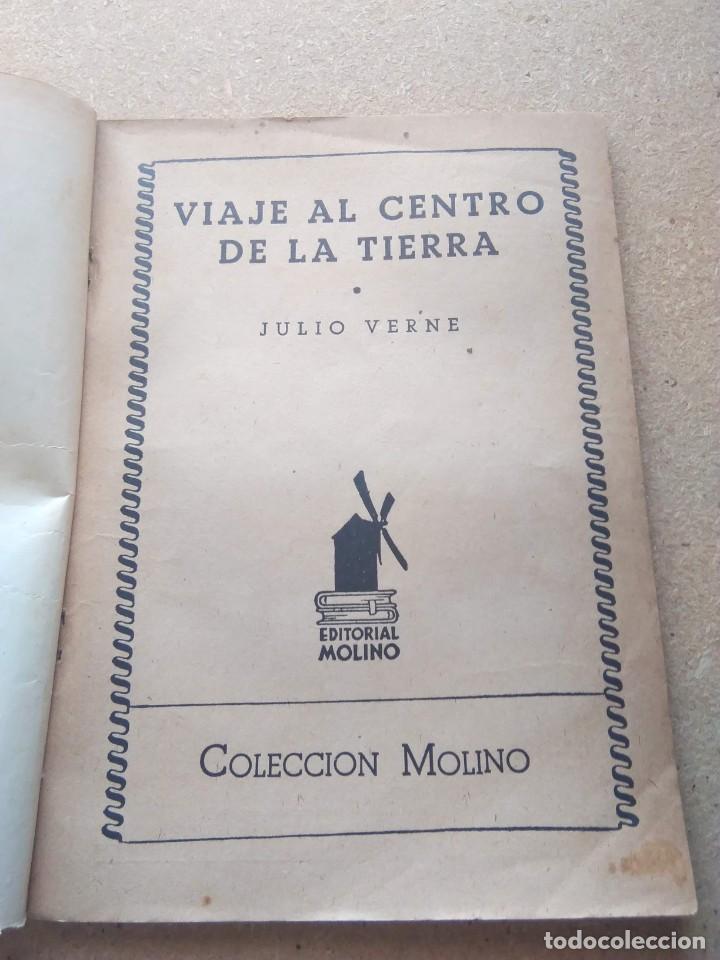 Libros de segunda mano: VIAJE AL CENTRO DE LA TIERRA. JULIO VERNE. 1948 - Foto 2