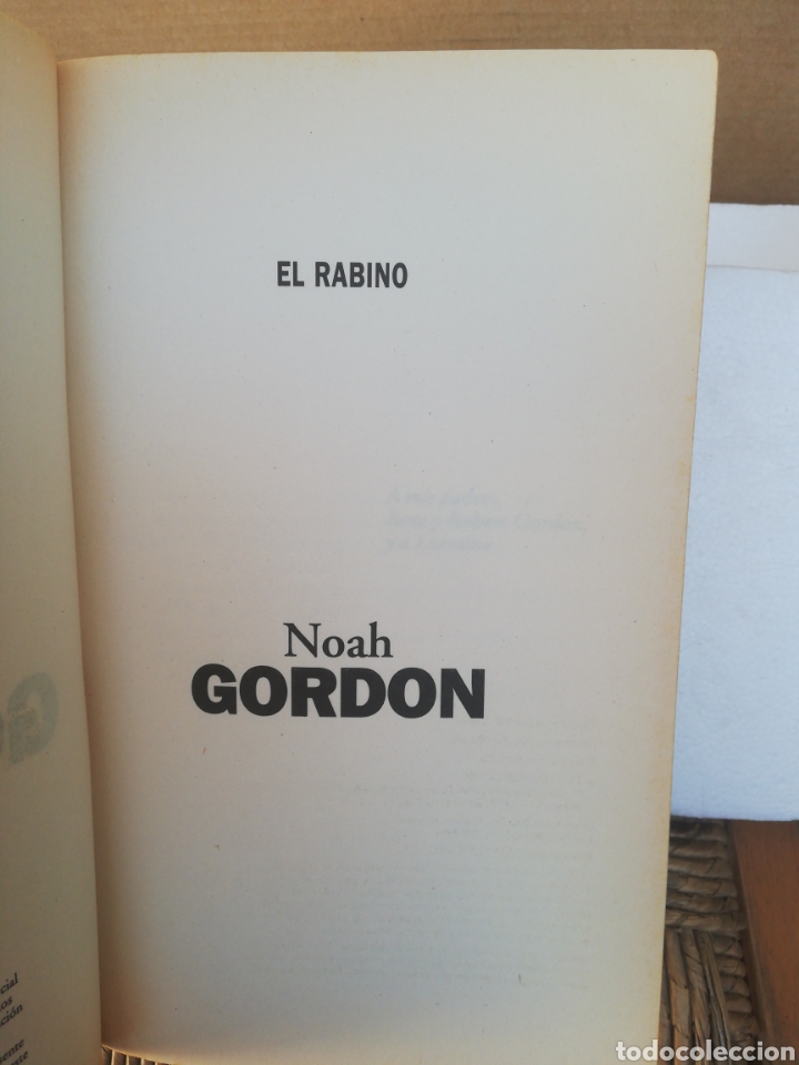 Libros de segunda mano: El rabino. Noah Gordon - Foto 4