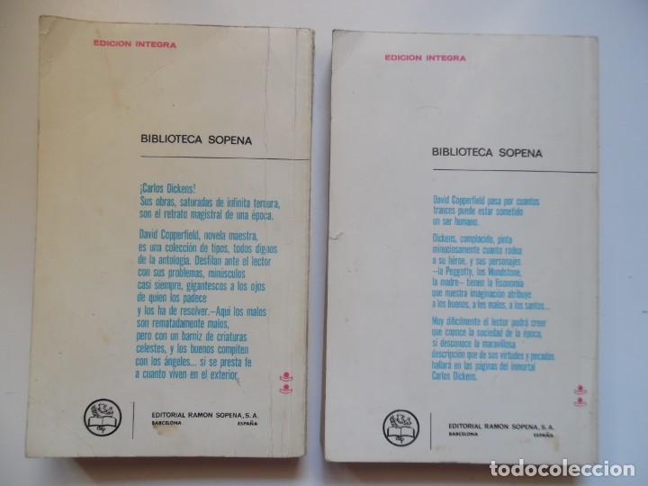 Libros de segunda mano: David Copperfield, de Dickens. La edici&oacute;n de Sopena en dos tomos de 1959 - Foto 3