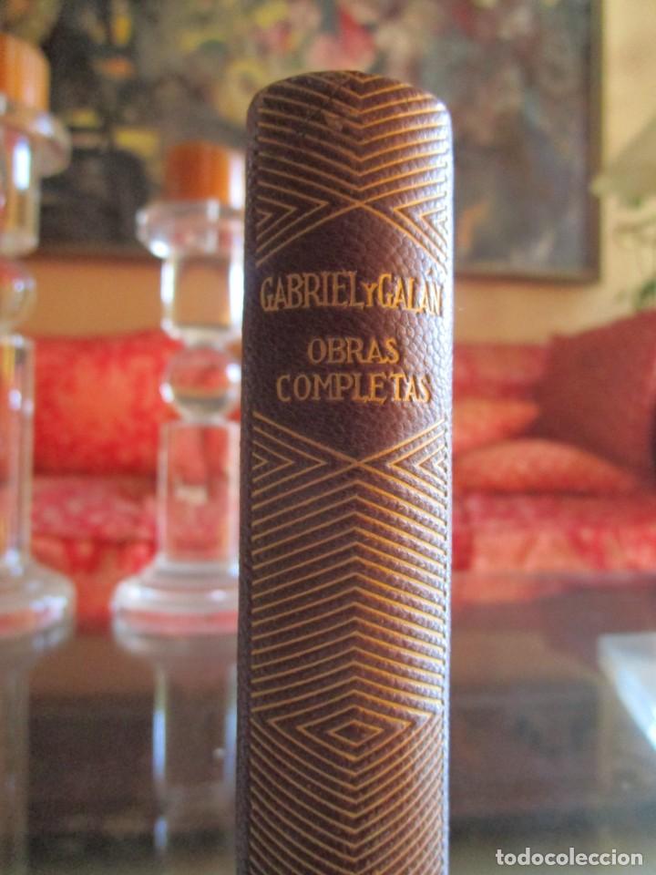 Libros de segunda mano: GABRIEL Y GALAN - OBRAS COMPLETAS - AGUILAR 1945 - Foto 2