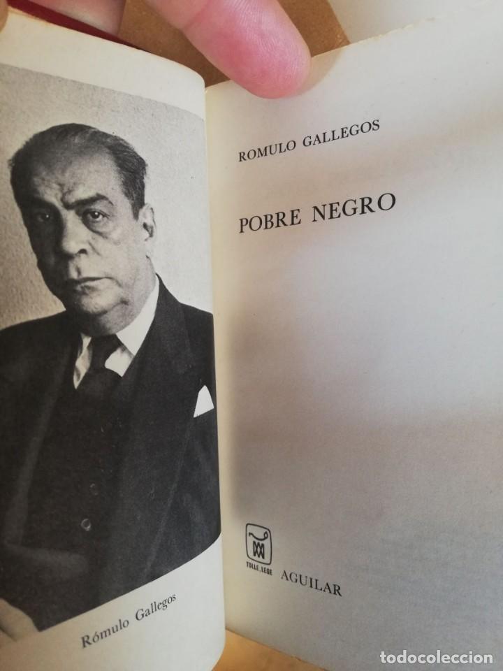 Libros de segunda mano: ROMULO GALLEGOS POBRE NEGRO AGUILAR - Foto 1