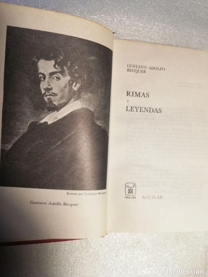 Libros de segunda mano: BECQUER- RIMAS Y LEYENDAS- AGUILAR - Foto 1