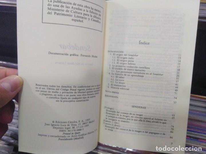 Libros de segunda mano: SENDEBAR - EDICI&Oacute;N DE M. J. LACARRA - CATEDRA - Foto 3
