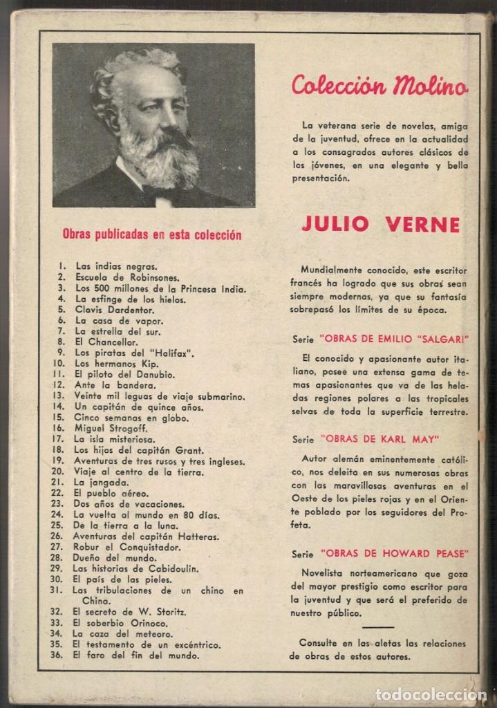 Libros de segunda mano: JULIO VERNE - EL TESTAMENTO DE UN EXC&Eacute;NTRICO - 1961 - Foto 2