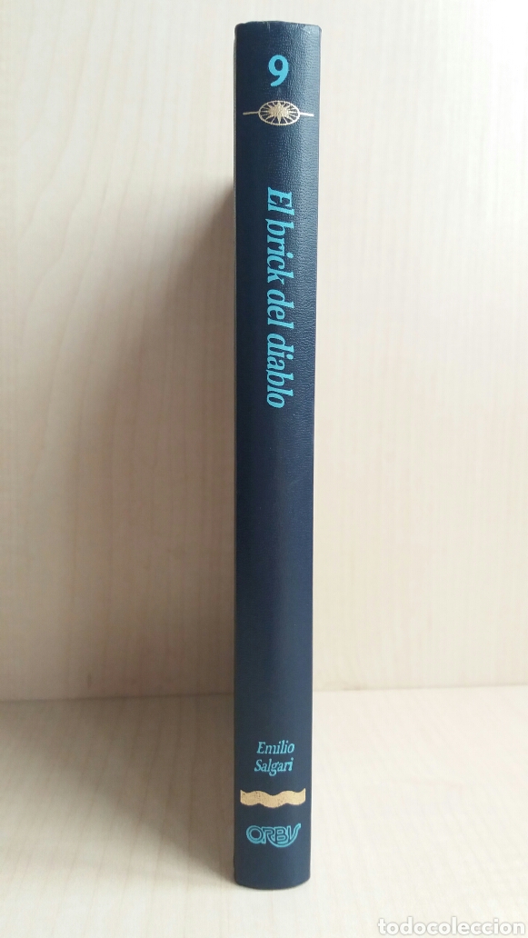 Libros de segunda mano: El brick del diablo. Emilio Salgari. Ediciones Orbis, biblioteca del mar 9, 1988. - Foto 2