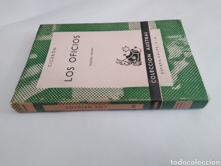 Libros de segunda mano: Los oficios / Cicer&oacute;n. Austral, 339 - Foto 2