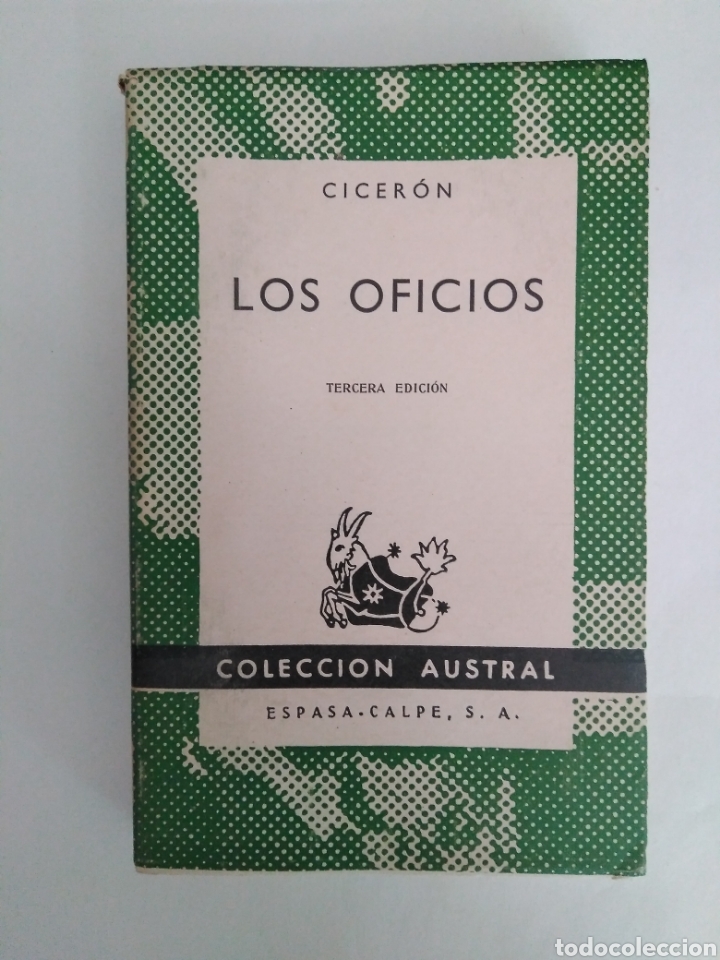 Libros de segunda mano: Los oficios / Cicer&oacute;n. Austral, 339 - Foto 1