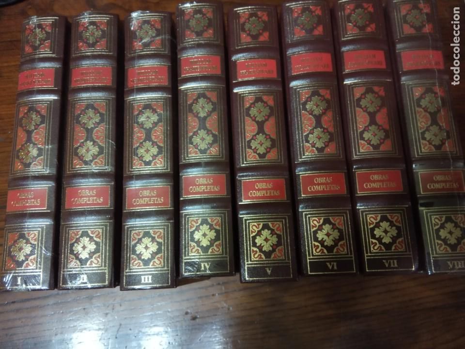 Libros de segunda mano: OBRAS COMPLETAS - WILLIAM SHAKESPEARE. 8 TOMOS.PRECINTADOS. - Foto 1