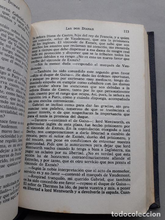 Libros de segunda mano: Las Dos Dianas. Alejandro Dumas. A&ntilde;o 1969. - Foto 4