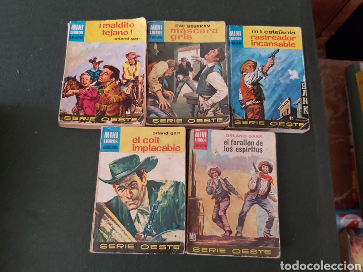 Libros de segunda mano: Cinco mini libros Bruguera. Serie Oeste. - Foto 1