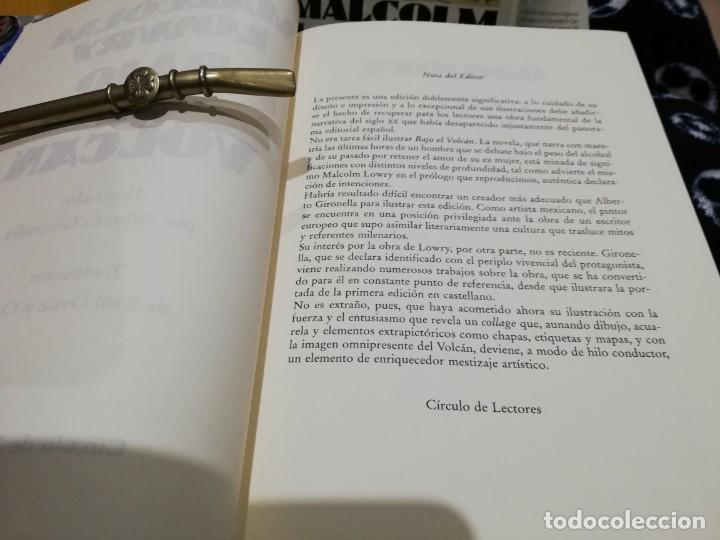 Libros de segunda mano: BAJO EL VOLC&Aacute;N. MALCOLM LOWRY. C&Iacute;RCULO DE LECTORES. - Foto 10