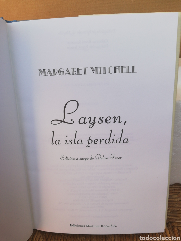Libros de segunda mano: Laysen,la isla p&eacute;rdida. Mart&iacute;nez Roca - Foto 2