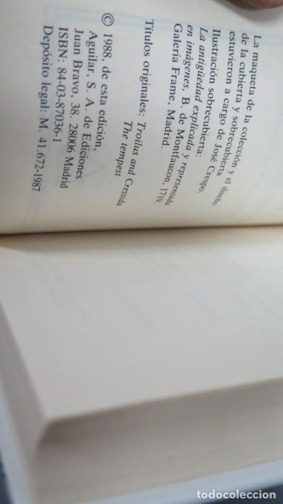 Libros de segunda mano: 1987.- TROILO Y CRESSIDA. LA TEMPESTAD. SHAKESPEARE. AGUILAR - Foto 2