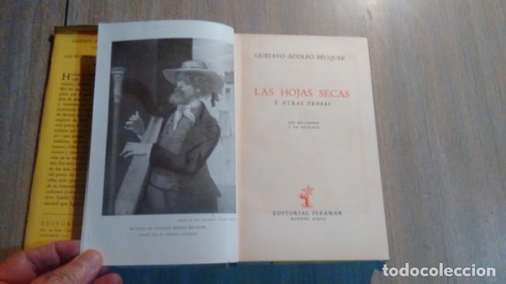 Libros de segunda mano: GUSTAVO A. BECQUER - LAS HOJAS SECAS Y OTRAS PROSAS - - Foto 3