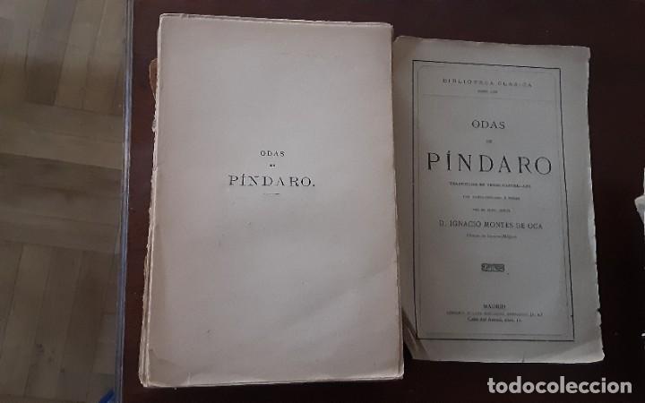 Libros de segunda mano: P&Iacute;NDARO - ODAS - BIBLIOTECA CL&Aacute;SICA, 1925 - Foto 2