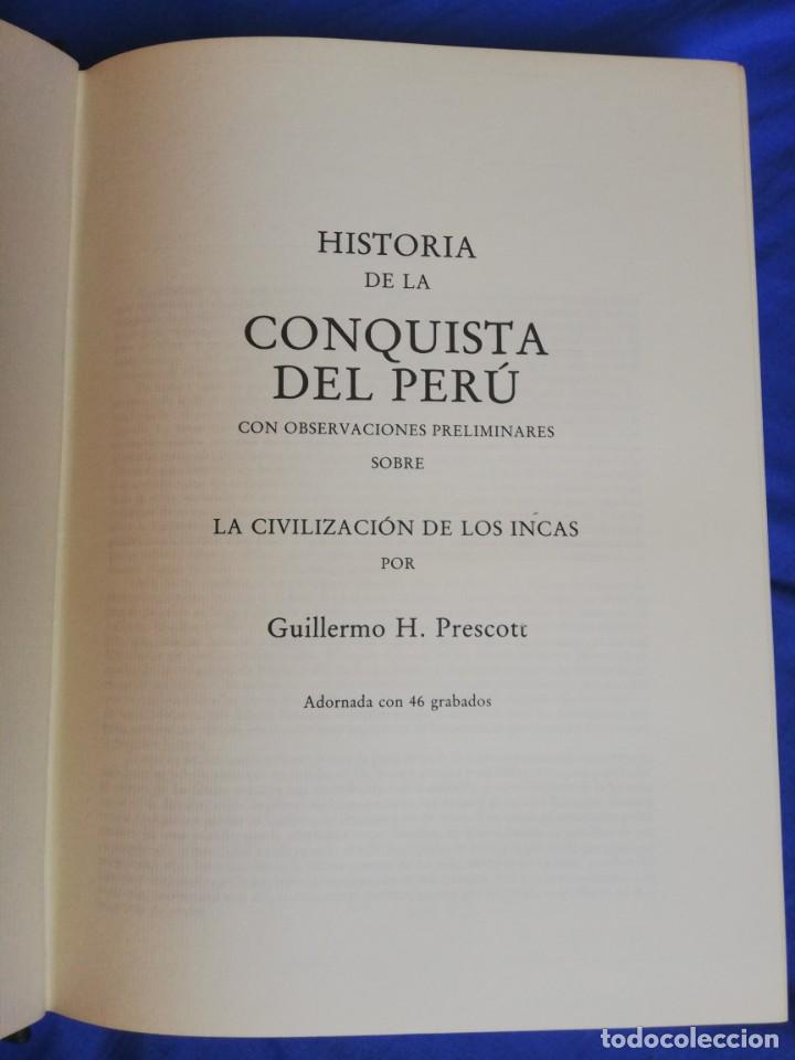 Libros de segunda mano: C&Iacute;RCULO DEL BIBLI&Oacute;FILO. LA CONQUISTA DEL PER&Uacute;. - Foto 6