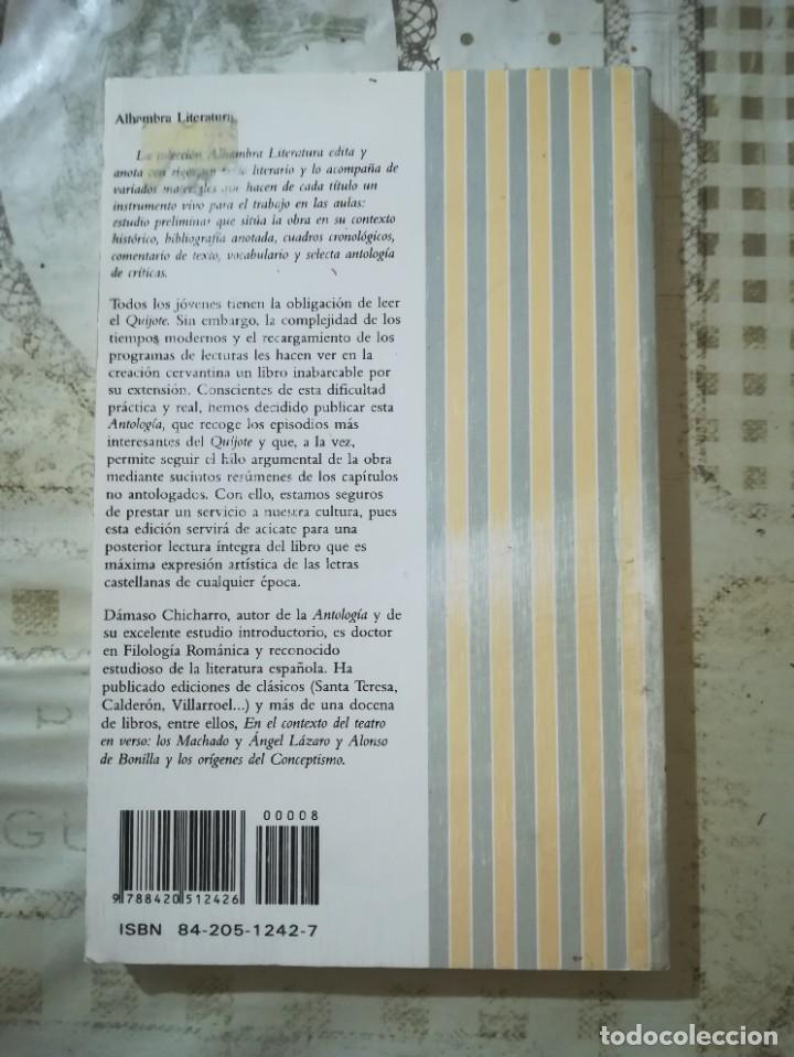 Libros de segunda mano: Antolog&iacute;a de El Quijote - Edici&oacute;n de D. Chicharro Chamorro - Foto 2